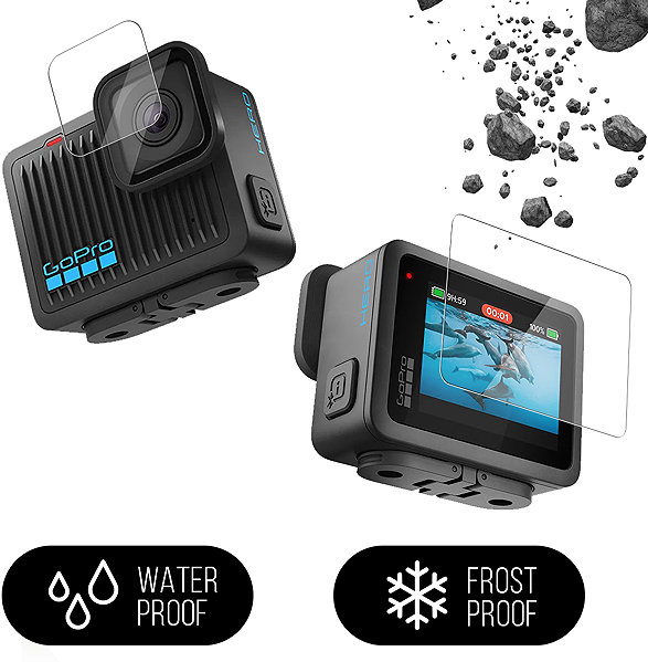 Glass Screen Protector Tempered Glass Protector for GoPro Hero / Hero LIT ...