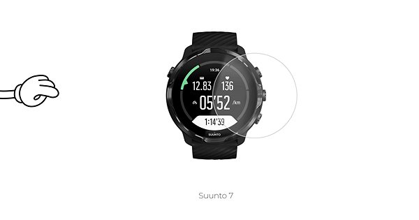 Glass Screen Protector Tempered Glass Protector 0.3mm for Suunto 7 Features/technology