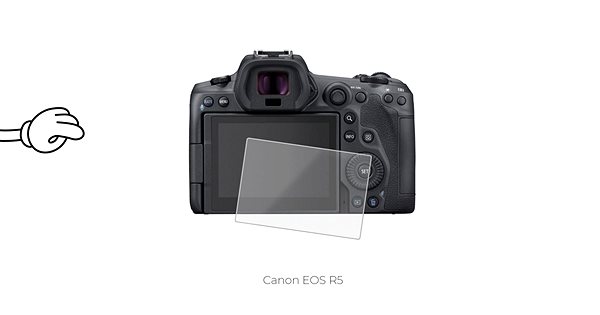 Ochranné sklo Tempered Glass Protector 0.3 mm pre Canon EOS R5 Vlastnosti/technológia