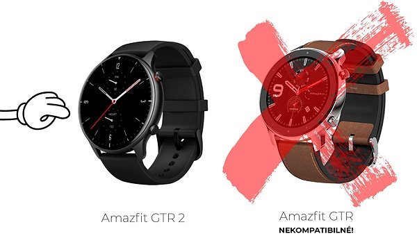 Glass Screen Protector Tempered Glass Protector for Amazfit GTR 2 - 3D GLASS, Black Features/technology