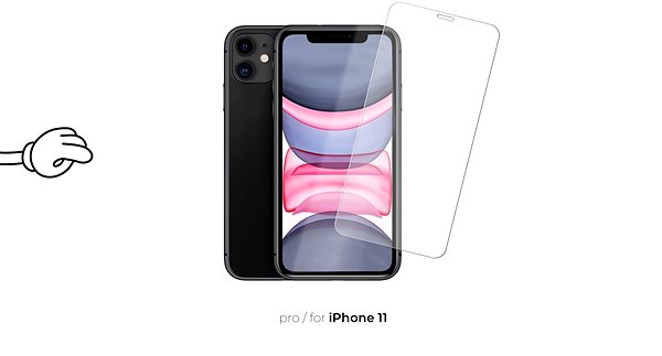 Glass Screen Protector Tempered Glass Protector 0.3mm for iPhone 11 + camera glass (Case Friendly) Screen