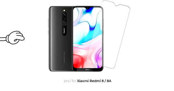 Glass Screen Protector Tempered Glass Protector for Xiaomi Redmi 8/8A Screen