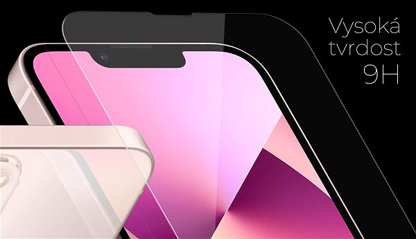 Üvegfólia Tempered Glass Protector 0.3mm az iPhone 13 Pro / iPhone 13 készülékekhez + kameravédő (Case Friendly) Jellemzők/technológia