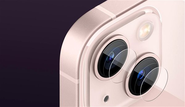 Üvegfólia Tempered Glass Protector keretes az iPhone 13 mini készülékhez, fekete + kameravédő (Case Friendly) Jellemzők/technológia