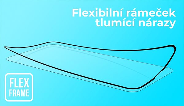 Üvegfólia Tempered Glass Protector az iPhone 13 mini készülékhez, hajlékony keret + kameravédő (Case Friendly) Jellemzők/technológia