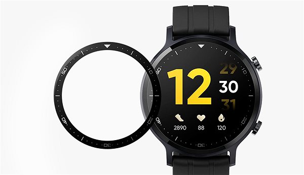 Üvegfólia Tempered Glass Protector a Realme Watch S okosórához - 3D Glass, vízálló Képernyő