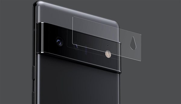 Üvegfólia Tempered Glass Protector keretes a Google Pixel 6 Pro készülékhez, 3D Glass + kameravédő Képernyő