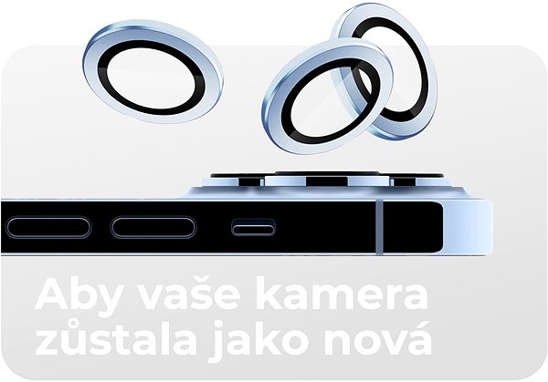 Kamera védő fólia Tempered Glass Protector zafír iPhone 11 kamerához, sárga, 0,3 karátos, sárga, 0,3 karátos ...