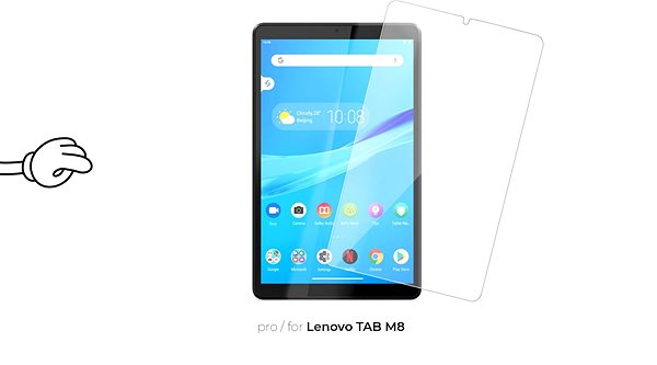 Glass Screen Protector Tempered Glass Protector 0.3mm for Lenovo TAB M8 Screen