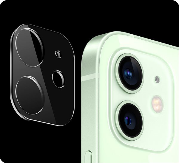 Üvegfólia Tempered Glass Protector 0,3mm iPhone 12 mini üvegfólia + kamera védő fólia - Case Friendly ...