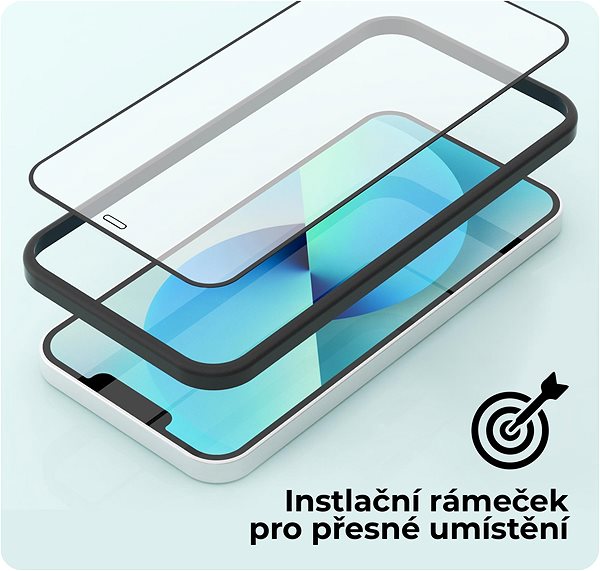 Üvegfólia Tempered Glass Protector iPhone 12 3D üvegfólia + kamera védő fólia + felhelyező keret - Case Friendly ...