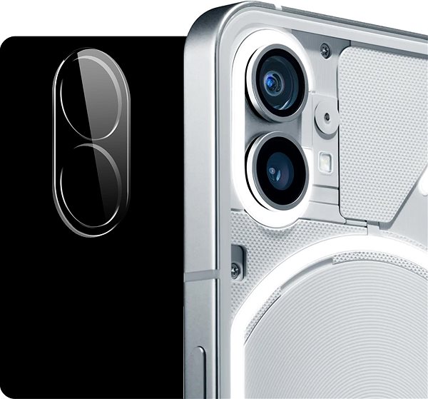 Üvegfólia Tempered Glass Protector 0,3mm Nothing Phone (1) üvegfólia + kamera védő fólia - Case Friendly ...