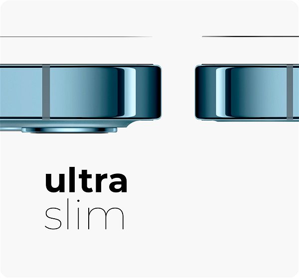 Ochranné sklo na objektiv Tempered Glass Protector pro iPhone 14 Pro, UltraSlim + sklo na kameru (Case Friendly) ...
