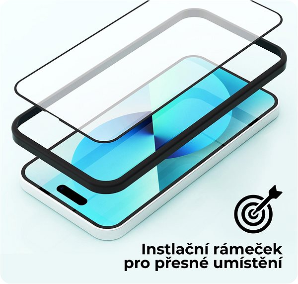 Kamera védő fólia Tempered Glass Protector az iPhone 14 Próhoz, 3D Glass + kameravédő (Case Friendly) ...