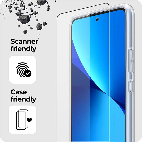 Schutzglas Gehärteter Glasschutz Samsung Galaxy S23 FE 5G (kompatibel mit Hülle und Leser) ...