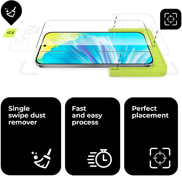 Glass Screen Protector Tempered Glass Protector for Xiaomi Redmi Note 14 5G (SELF-INSTALLING APPLICATOR) + camera glass ...