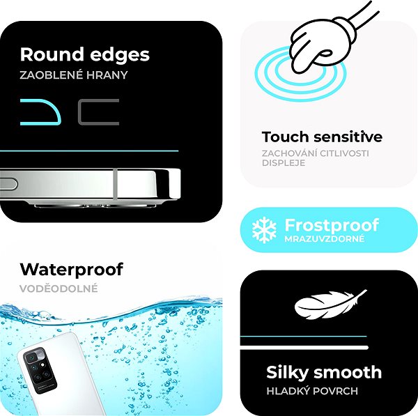 Schutzglas Tempered Glass Protector für das iPhone 12 mini (kompatibel mit dem Gehäuse) ...