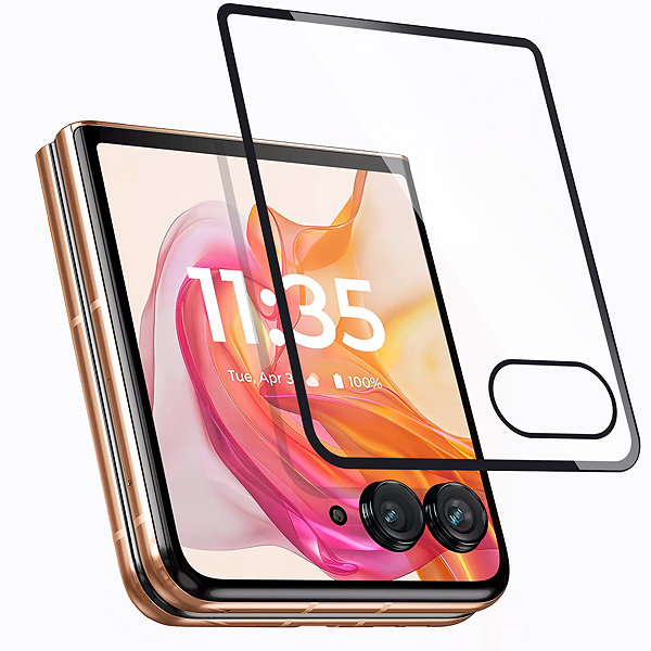 Glass Screen Protector Tempered Glass Protector for Motorola Razr 70 / 60 / 50 ...