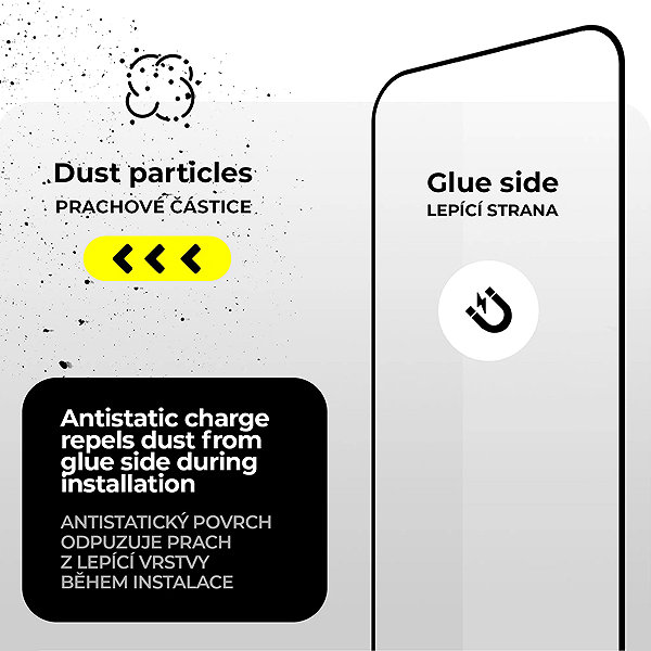 Glass Screen Protector Tempered Glass Protector for iPhone Ultra, with ESD dust-repellent adhesive layer ...