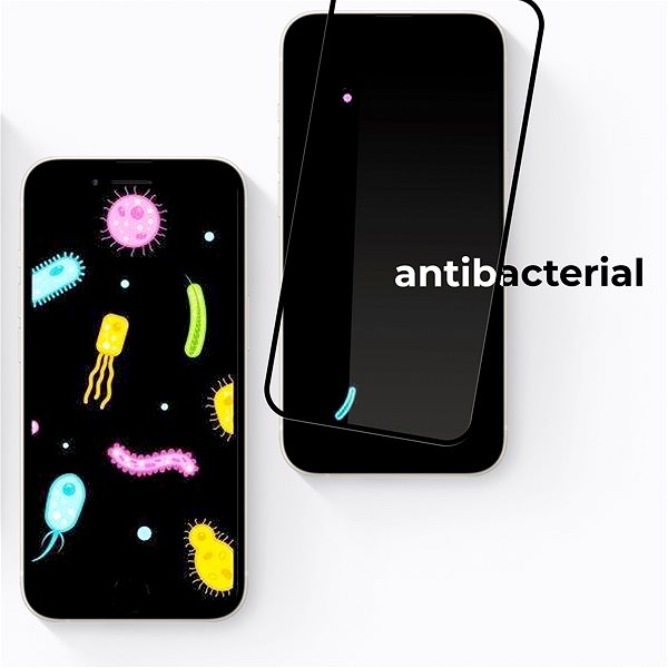 Üvegfólia Tempered Glass Protector iPhone 15 Pro Max üvegfólia + kamera védő fólia - Antibacterial, Case Friendly ...