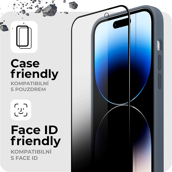 Glass Screen Protector Tempered Glass Protector for iPhone 16 Plus, PRIVACY + camera glass (Case Friendly) ...