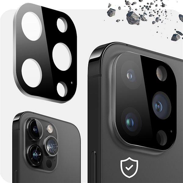 Glass Screen Protector Tempered Glass Protector for iPhone 16 Pro ANTIBACTERIAL + camera glass (Case Friendly) ...