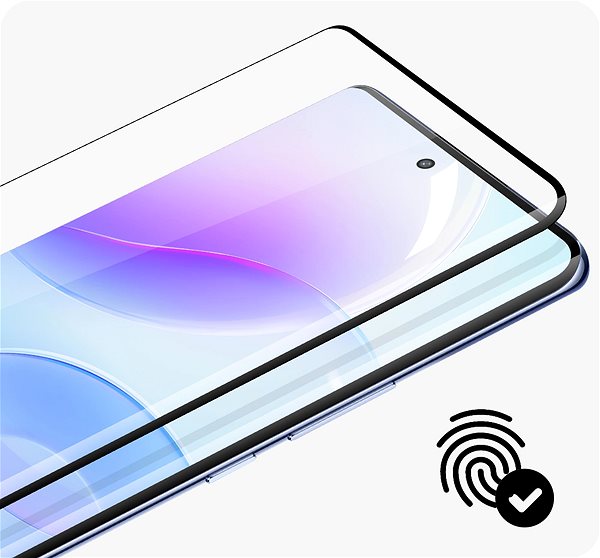 Glass Screen Protector Tempered Glass Protector for Realme GT 6 + installation frame (compatible with the reader) ...