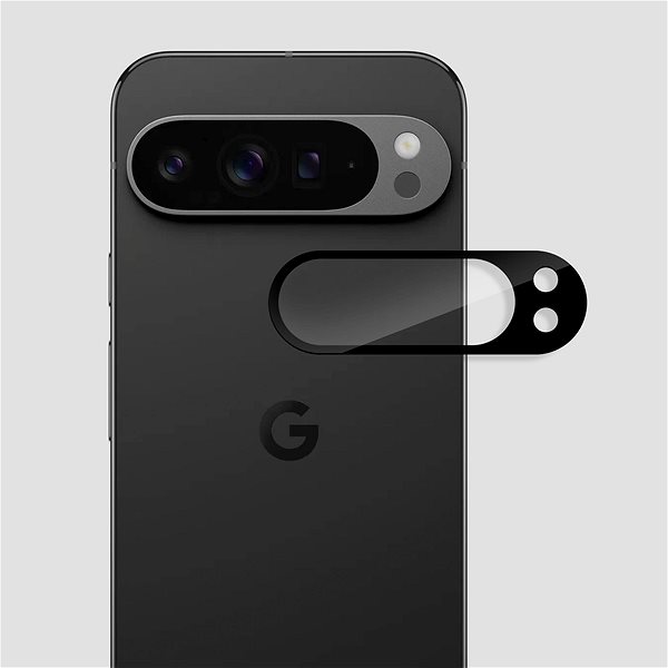 Glass Screen Protector Tempered Glass Protector for Google Pixel 9 Pro (compatible with the case) + camera glass ...