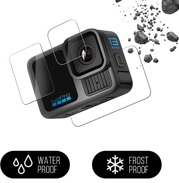 Glass Screen Protector Tempered Glass Protector for GoPro Hero 13 Black, Waterproof ...