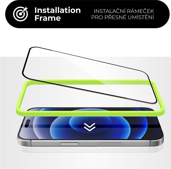 Glass Screen Protector Tempered Glass Protector sapphire for iPhone 16+ / 15+, (65 carat) + GIA certificate + applicator ...
