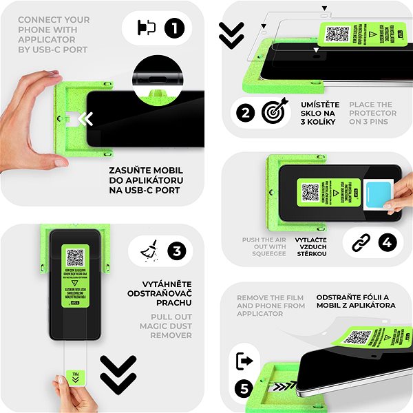 Glass Screen Protector TGP for Google Pixel 9 / 9 Pro (SELF-INSTALLING APP) compatible with the case ...