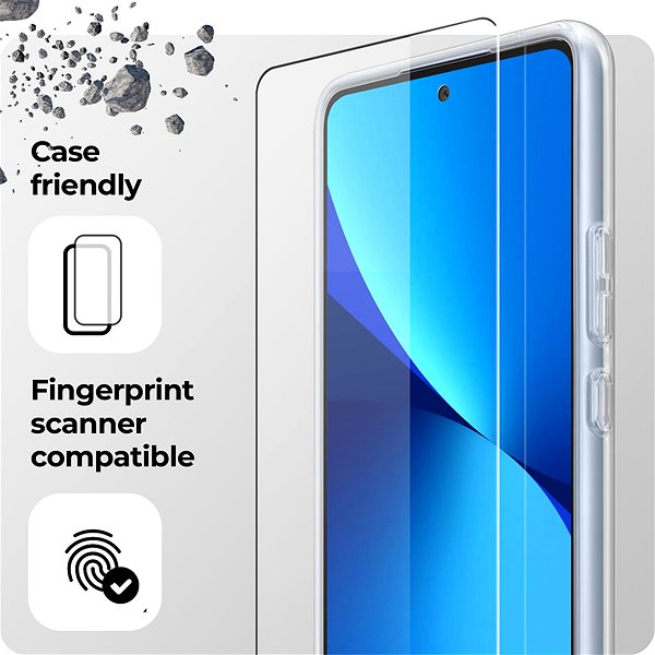 Glass Screen Protector Tempered Glass Protector for Xiaomi 14T, compatible with the reader and case ...