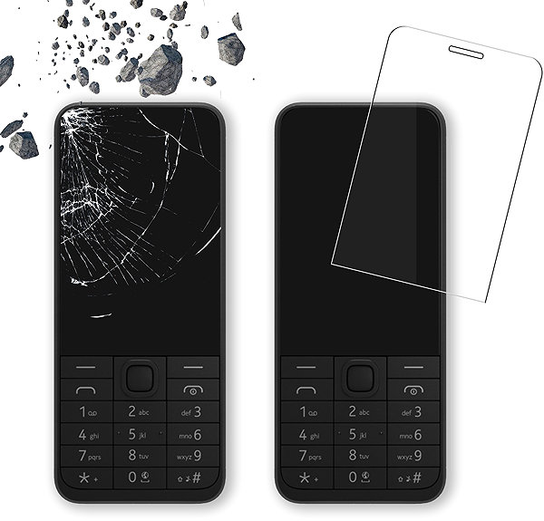 Glass Screen Protector Tempered Glass Protector for Nokia 230 ...