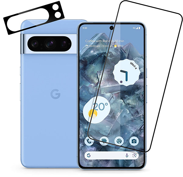 Glass Screen Protector Tempered Glass Protector for Google Pixel 8 Pro + camera glass ...