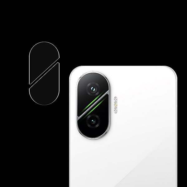 Glass Screen Protector Tempered Glass Protector for POCO F7 + camera glass (compatible with case and reader) ...