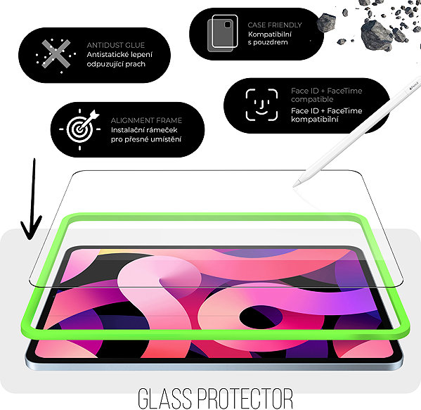 Glass Screen Protector Tempered Glass Protector for Apple iPad Pro 11.0 M5/M4 2024 ...
