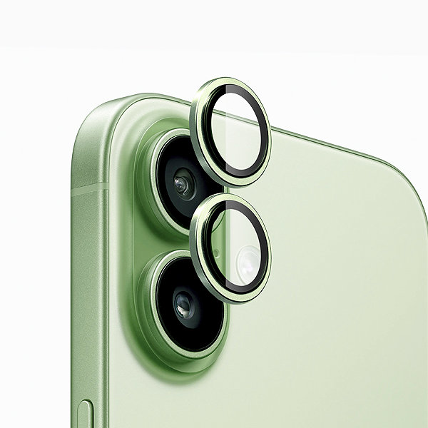 Glass Screen Protector Tempered Glass Protector for iPhone 17 / 16 / 16 Plus, green ...