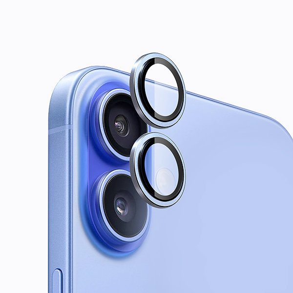 Glass Screen Protector Tempered Glass Protector for iPhone 17 / 16 / 16 Plus, blue ...