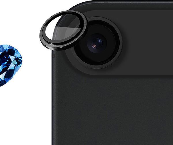 Schutzglas Tempered Glass Protector Saphir für iPhone Air + GIA Zertifikat (Case Friendly) ...