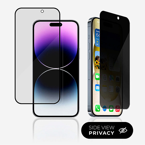 Glass Screen Protector Tempered Glass Protector for iPhone 17 Pro Max, PRIVACY GLASS + camera glass (CaseFriendly) ...