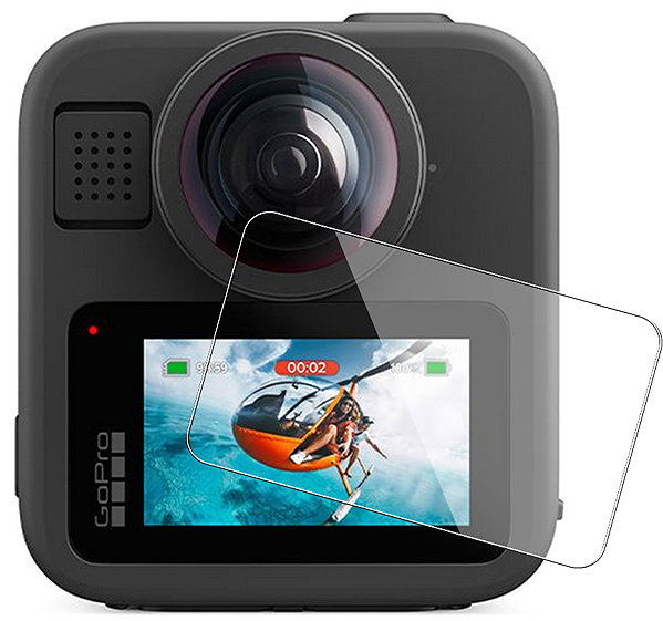 Glass Screen Protector Tempered Glass Protector for GoPro MAX 2, waterproof ...