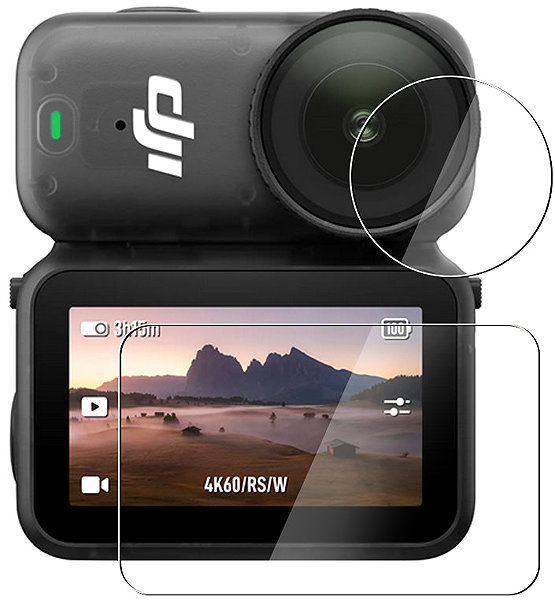 Glass Screen Protector Tempered Glass Protector for DJI Osmo Nano, waterproof ...