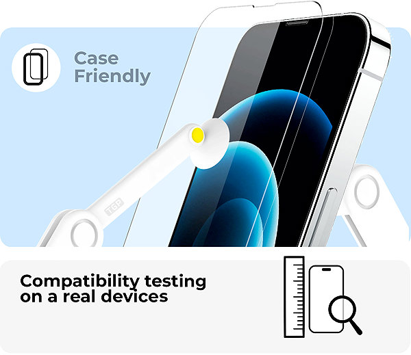 Glass Screen Protector Tempered Glass Protector for iPhone 17e / 16e / 14 / 13 / 13 Pro ...