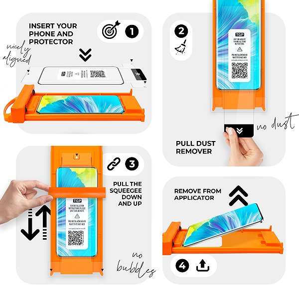 Glass Screen Protector Tempered Glass Protector for Xiaomi 14 Ultra (Magic3D) self-cleaning applicator with mechanical sque ...