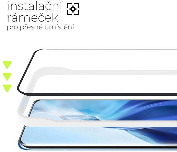 Glass Screen Protector Tempered Glass Protector for OPPO Reno12 Pro 5G + installation frame (compatible with the reader) ...
