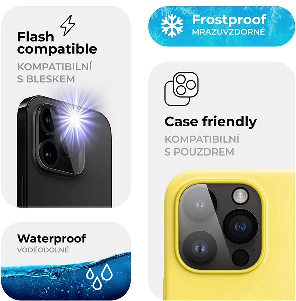 Glass Screen Protector Tempered Glass Protector for iPhone 16 Pro Max + camera glass (Case Friendly) ...