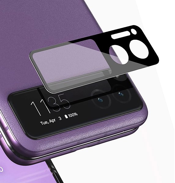 Kamera védő fólia Tempered Glass Protector Motorola Razr 40 kamera védő fólia - tokbarát ...