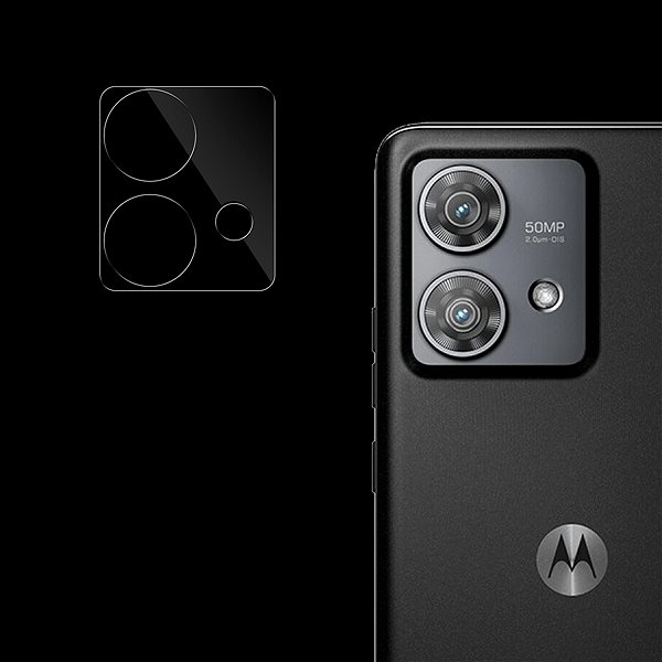 Objektiv-Schutzglas Tempered Glass Protector für das Motorola Edge 40 Neo, kompatibel mit der Hülle ...