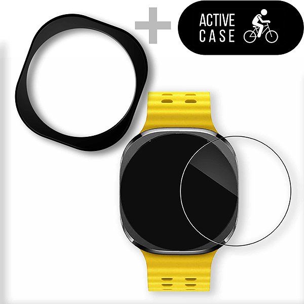 Glass Screen Protector Tempered Glass Protector for Samsung Galaxy Watch 8 40mm, waterproof + case ...