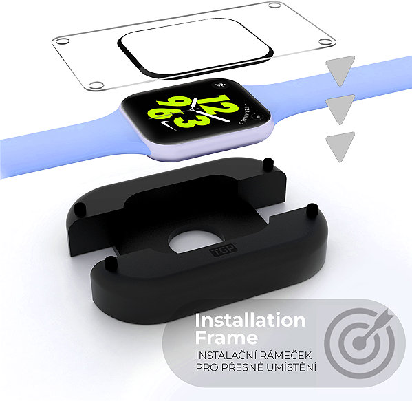 Glass Screen Protector Tempered Glass Protector for Huawei Watch Fit 4, waterproof + applicator ...